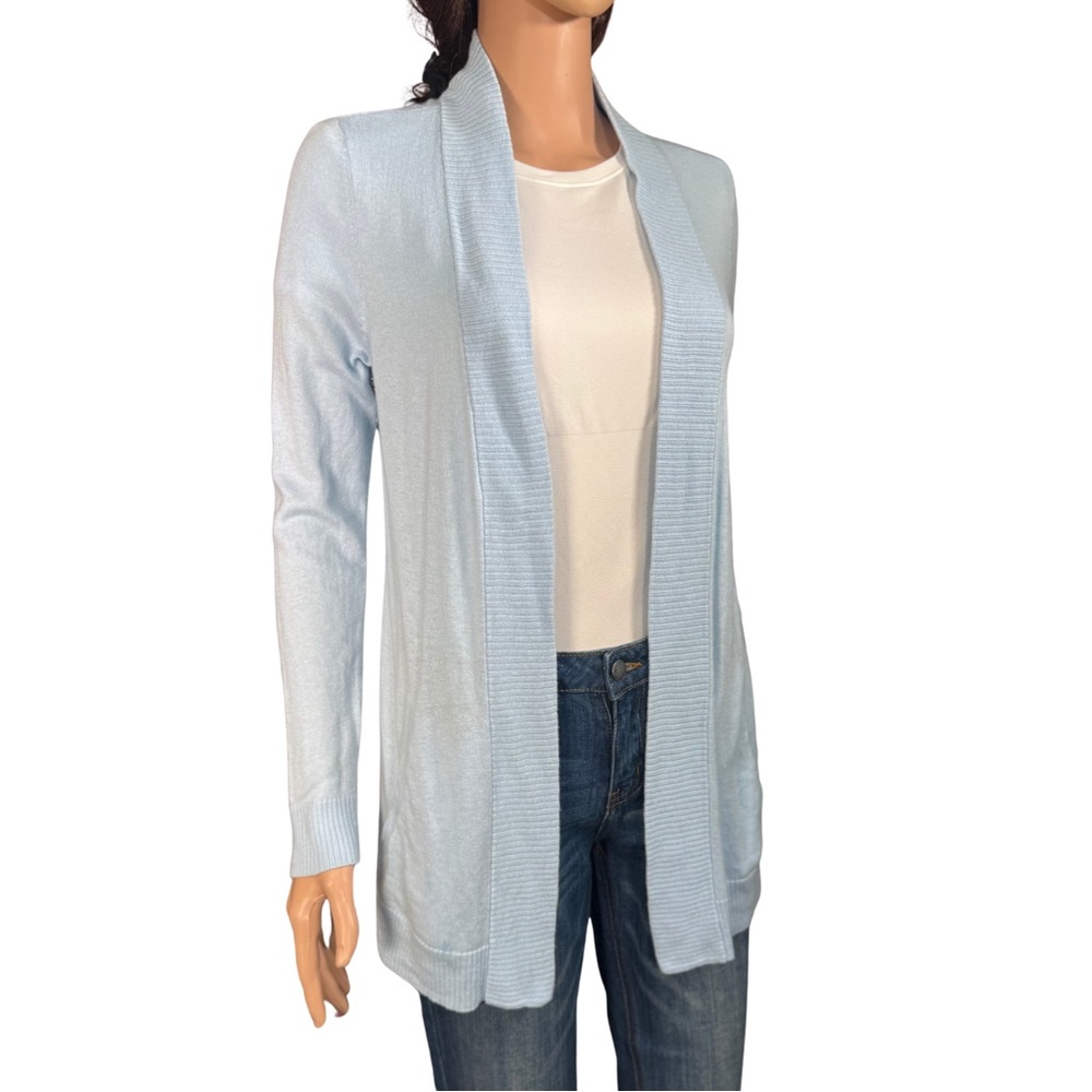 Chico’s Light Blue Open Cardigan – Size 0 Small
